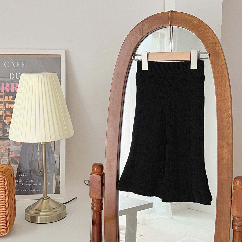 Girls' Coat Wool Bowknot Chanel Style Sweater Autumn And Winter Clothing